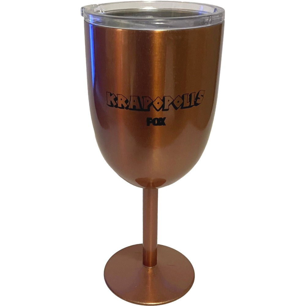 Fox Krapopolis TV Show Promotional Copper Insulated Stainless Steel Wine Tumbler